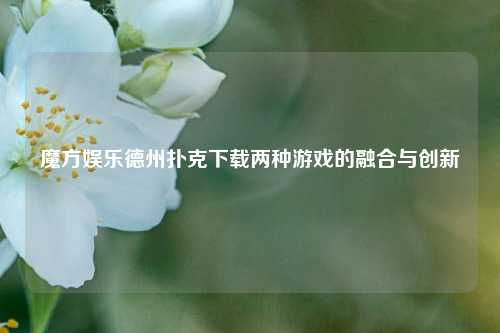 魔方娱乐德州扑克下载两种游戏的融合与创新